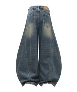Summer Thin Baggy Jeans for Women - 2025 American Vintage Style Machete Pants