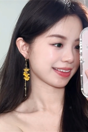 Super Fairy Long Osmanthus Tassel Earrings - Forest Style Fresh Vacation Ear Accessories, Unique Mosquito Coil Plate Design