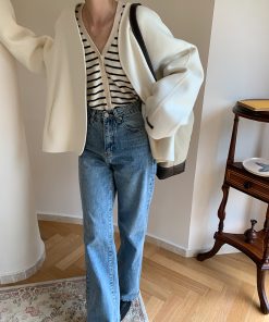 Supercape Short Coat in Double-Faced Pure Wool - Elegant Outerwear for Chic Style