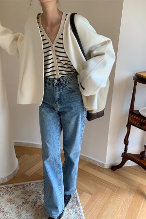 Supercape Short Coat in Double-Faced Pure Wool - Elegant Outerwear for Chic Style
