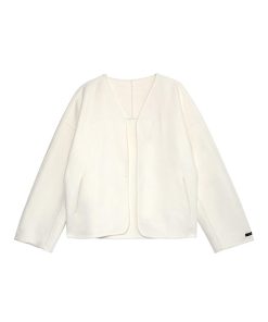 Supercape Short Coat in Double-Faced Pure Wool - Elegant Outerwear for Chic Style