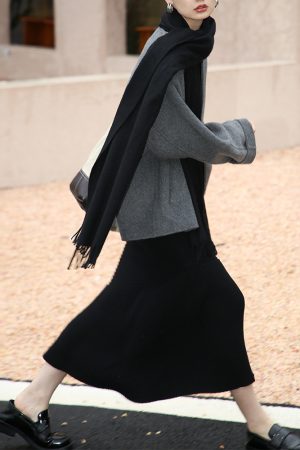 Supercape Short Coat in Double-Faced Pure Wool - Elegant Outerwear for Chic Style
