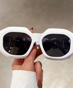 Sweet Girl Style, Long Sleeve Outfits Summer - Oversized Square Sunglasses