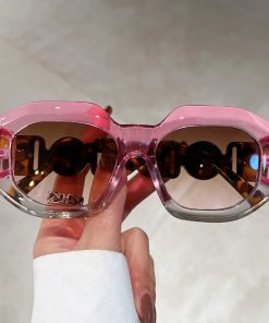 Sweet Girl Style, Long Sleeve Outfits Summer - Oversized Square Sunglasses