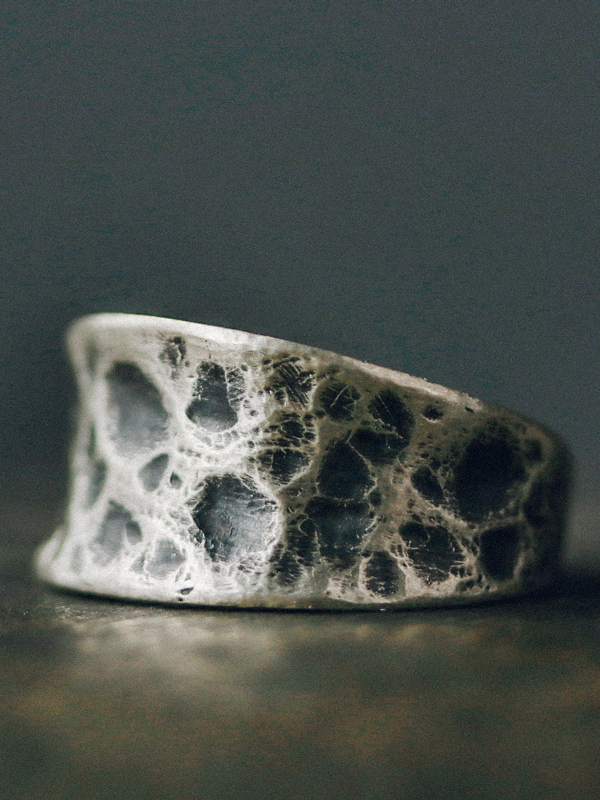 Textured Adjustable Silver Ring for Men and Women - Minimalist Vintage Design, Non-Fish Home Jewelry, Perfect for Everyday Wear