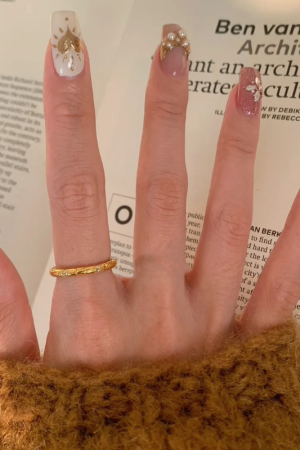 Textured Wheat Spike Design Ring for Women - Trendy 2025 Fashion Statement Finger Ring, Versatile and Stylish Accessory