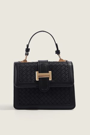 Textured Woven Small Bag for Women - Trendy Versatile Shoulder Crossbody Handbag, 2025 Fashion Must-Have, Chic Niche Style