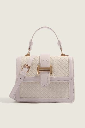 Textured Woven Small Bag for Women - Trendy Versatile Shoulder Crossbody Handbag, 2025 Fashion Must-Have, Chic Niche Style