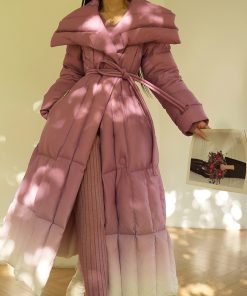 Thick Mid-Length Down Jacket with Zero-Pressure Design - Heavy-Duty Winter Puff Coat for 2025, Perfect for Y2K and Korean Style Fashion