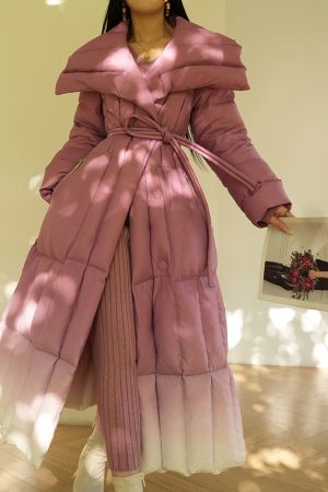Thick Mid-Length Down Jacket with Zero-Pressure Design - Heavy-Duty Winter Puff Coat for 2025, Perfect for Y2K and Korean Style Fashion