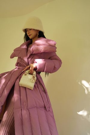 Thick Mid-Length Down Jacket with Zero-Pressure Design - Heavy-Duty Winter Puff Coat for 2025, Perfect for Y2K and Korean Style Fashion