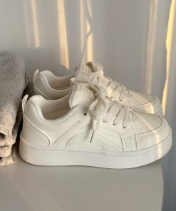 Thick-Soled Casual Shoes for Women - Chic Korean Style Versatile Niche Footwear for Spring and Autumn - Perfect for Students