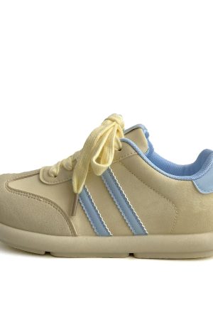 Thick-Soled Training Shoes for Women - 2025 Autumn Versatile Casual Ugly Cute Big Head Sneakers Little White Shoes