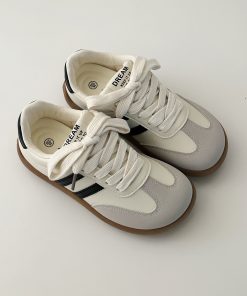 Thick-Soled Training Shoes for Women - 2025 Autumn Versatile Casual Ugly Cute Big Head Sneakers Little White Shoes