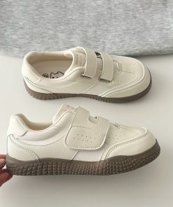 Thick-Soled Velcro Training Shoes for Men and Women - Casual Sports Footwear for Spring and Autumn - Height-Increasing Design