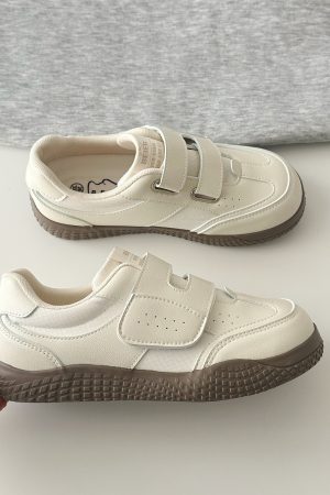 Thick-Soled Velcro Training Shoes for Men and Women - Casual Sports Footwear for Spring and Autumn - Height-Increasing Design