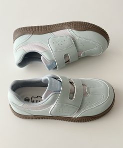 Thick-Soled Velcro Training Shoes for Men and Women - Casual Sports Footwear for Spring and Autumn - Height-Increasing Design