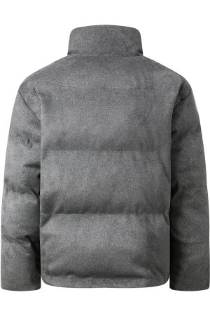 Thick Suede Fleece Cotton Puffer Jacket for Winter â€“ Casual Trendy Couple Coat
