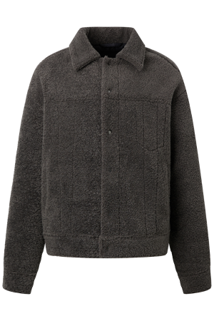 Thickened Lamb Fleece Jacket for Autumn & Winter, High-End Unisex Outerwear, Cozy Cotton Coat, Fashionable Layering Piece