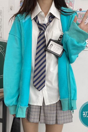 Thickened Solid Color JK Hoodie Jacket - Loose Fit Pudding Bear Inspired Cardigan for Autumn 2025 Fashion