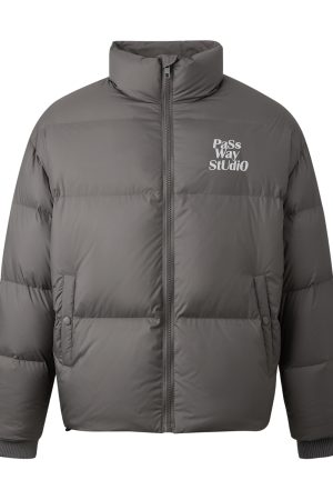 Thickened Winter Down Jacket with Embroidered Logo, Trendy Bread Style, 2025 Upgrade, Cozy & Stylish Outerwear for Cold Weather