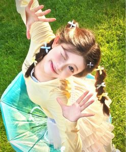 Three-Color Slim Fit Slimming Fake Two-Piece Lace Trim Plaid Pleated Embroidered Shirt Top for Women - Y2K Fashion Style