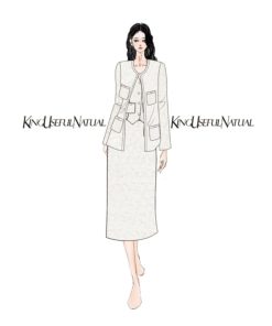 Three-Piece Women's Fashion Set: Heavy Work Jacket, Vest & Skirt - Spring Style, Heartfelt Design, Casual Chic for Everyday Wear