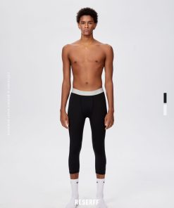 Tight-Fitting 3/4 Sports Pants for Basketball | Quick-Dry, Skin-Friendly, Comfortable Fitness Wear for Performance Enhancement