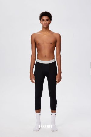 Tight-Fitting 3/4 Sports Pants for Basketball | Quick-Dry, Skin-Friendly, Comfortable Fitness Wear for Performance Enhancement