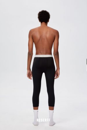 Tight-Fitting 3/4 Sports Pants for Basketball | Quick-Dry, Skin-Friendly, Comfortable Fitness Wear for Performance Enhancement