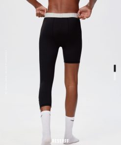 Tight-Fitting 3/4 Sports Pants for Basketball | Quick-Dry, Skin-Friendly Fitness Trousers for Performance and Comfort