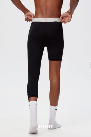 Tight-Fitting 3/4 Sports Pants for Basketball | Quick-Dry, Skin-Friendly Fitness Trousers for Performance and Comfort