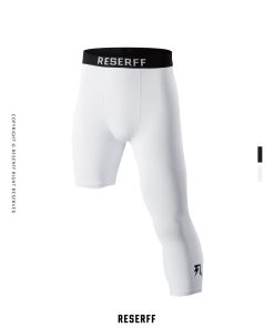 Tight-Fitting 3/4 Sports Pants for Basketball | Quick-Dry, Skin-Friendly Fitness Trousers for Performance and Comfort