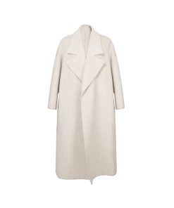 Tobacco Brown Double-Sided Wool Overcoat - Heavyweight Long Wool Coat for Winter - Stylish and Warm Outerwear