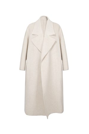 Tobacco Brown Double-Sided Wool Overcoat - Heavyweight Long Wool Coat for Winter - Stylish and Warm Outerwear