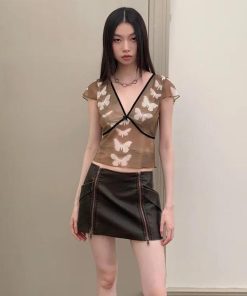 Tomboy Outfits, Uni Outfits - Butterfly Top