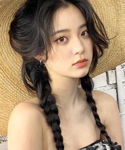 Trendy 2025 Hoop Earrings for Women - Unique Design Versatile Ear Accessories Inspired by Ouyang Nana Style