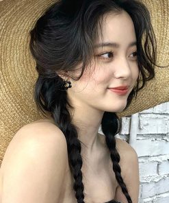 Trendy 2025 Hoop Earrings for Women - Unique Design Versatile Ear Accessories Inspired by Ouyang Nana Style