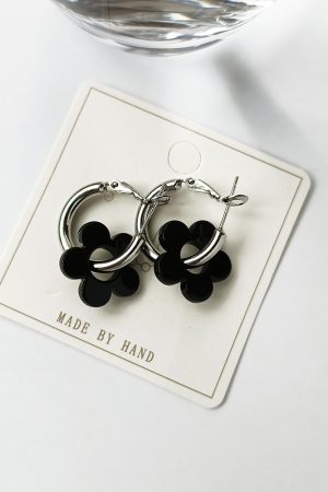 Trendy 2025 Hoop Earrings for Women - Unique Design Versatile Ear Accessories Inspired by Ouyang Nana Style