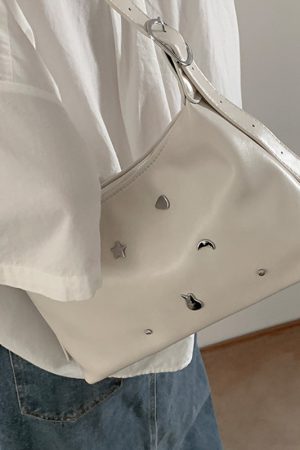 Trendy 2025 Star and Moon Underarm Bag for Women - Versatile Shoulder Crossbody Tote, Cool Niche Fashion Accessory