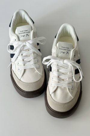 Trendy Canvas Sneakers for Women, Versatile Little White Skate Shoes, Casual Summer Style, Ins Style Footwear
