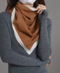 Trendy Cashmere Shawl Triangle Scarf - French Elegance, Versatile Warmth, Perfect for Air Conditioning & Everyday Wear