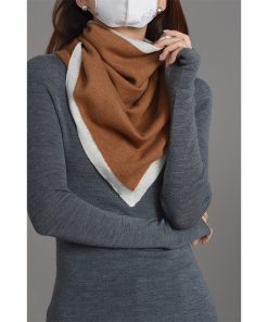 Trendy Cashmere Shawl Triangle Scarf - French Elegance, Versatile Warmth, Perfect for Air Conditioning & Everyday Wear