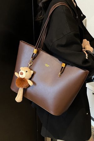 Trendy Casual Single-Shoulder Bag for Women, Minimalist Commuter Tote, Large Capacity, Versatile Spring/Summer Style 2025