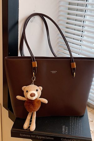 Trendy Casual Single-Shoulder Bag for Women, Minimalist Commuter Tote, Large Capacity, Versatile Spring/Summer Style 2025