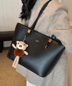 Trendy Casual Single-Shoulder Bag for Women, Minimalist Commuter Tote, Large Capacity, Versatile Spring/Summer Style 2025