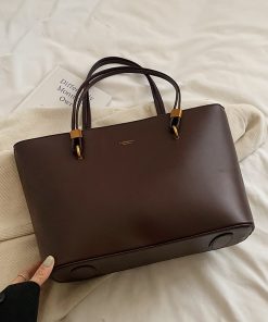 Trendy Casual Single-Shoulder Bag for Women, Minimalist Commuter Tote, Large Capacity, Versatile Spring/Summer Style 2025