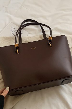 Trendy Casual Single-Shoulder Bag for Women, Minimalist Commuter Tote, Large Capacity, Versatile Spring/Summer Style 2025