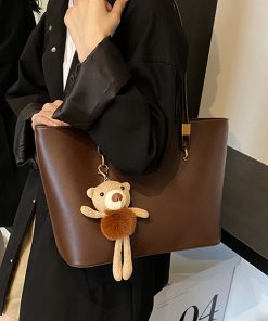 Trendy Casual Single-Shoulder Bag for Women, Minimalist Commuter Tote, Large Capacity, Versatile Spring/Summer Style 2025