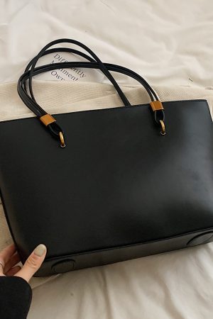 Trendy Casual Single-Shoulder Bag for Women, Minimalist Commuter Tote, Large Capacity, Versatile Spring/Summer Style 2025
